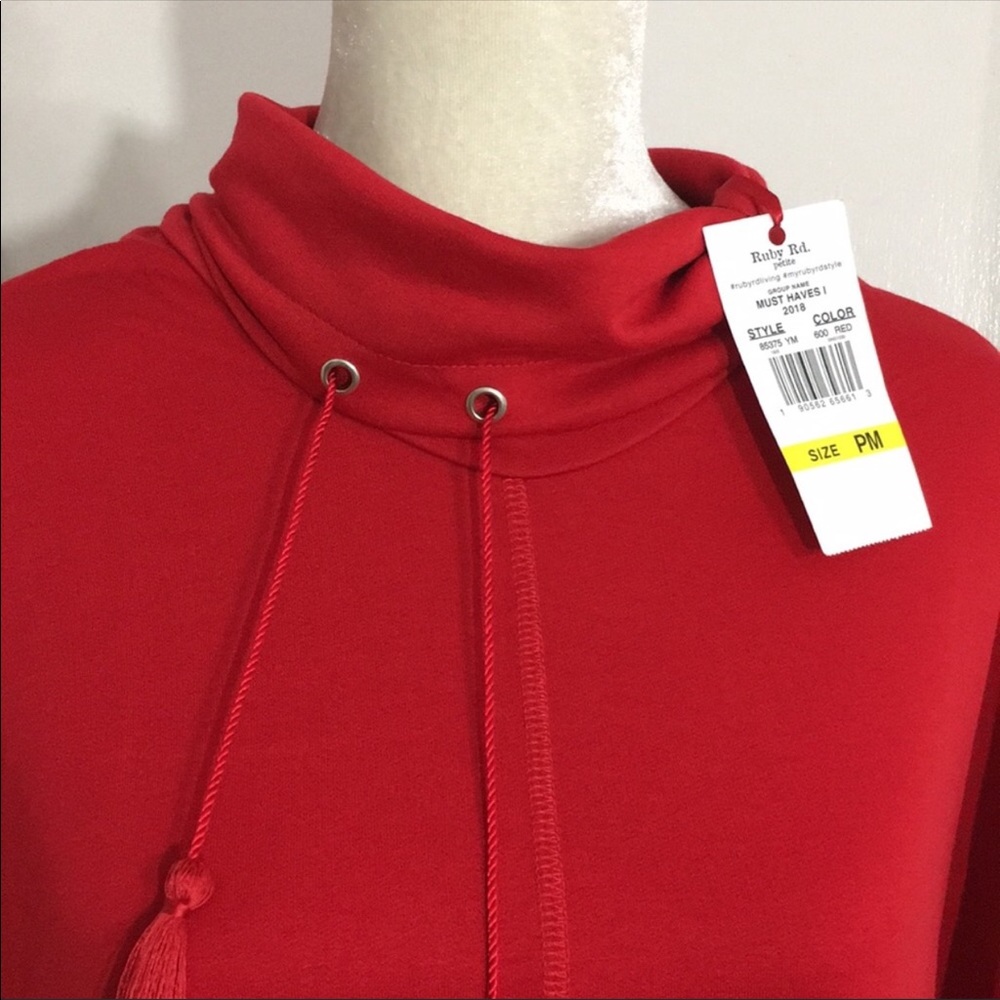 Ruby Rd. Brick Pullover Top - Picture 4 of 9